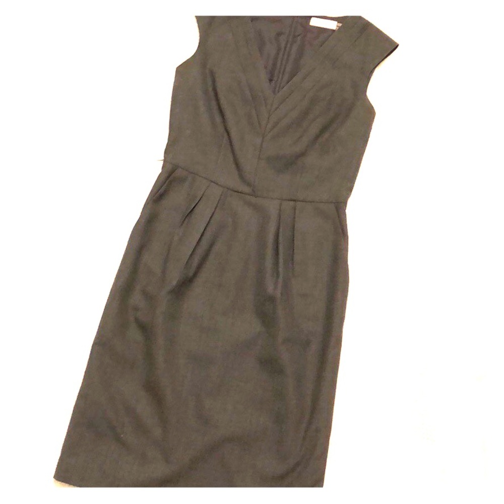 Calvin Klein Sheath Grey Dress